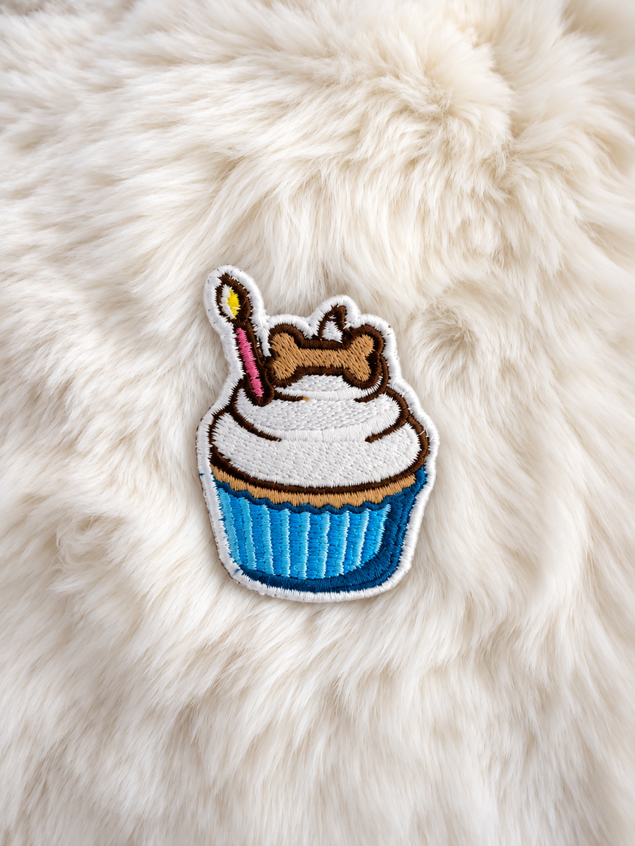 Cupcake Embroidered Patch