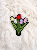 Flowers velcro patch