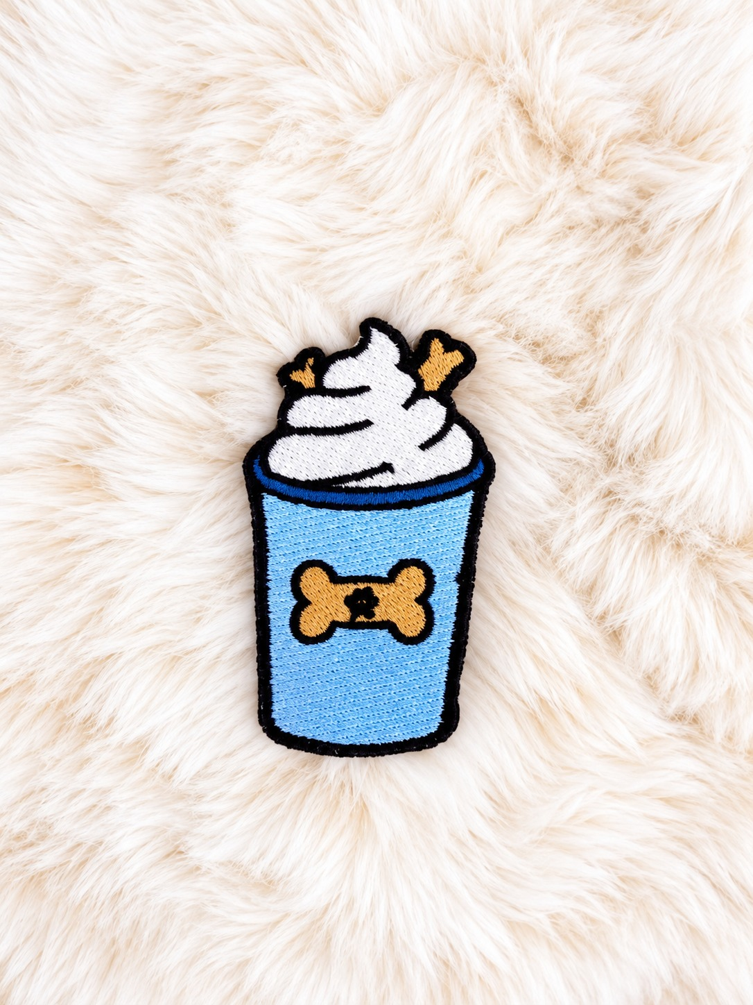 Puppuccino velcro patch