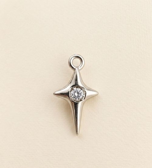 Comet Pendant in Silver
